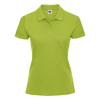 Women'S Classic Cotton Polo in lime
