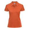 Women'S Classic Cotton Polo in orange