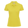 Women'S Classic Cotton Polo in yellow