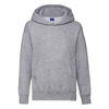 Kids Hooded Sweatshirt in light-oxford