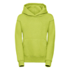 Kids Hooded Sweatshirt in lime