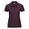 Women'S Ultimate Classic Cotton Polo in burgundy