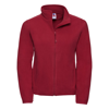 Women'S Full-Zip Fitted Microfleece in classic-red