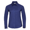 Women'S Long Sleeve Easycare Oxford Shirt in aztec-blue