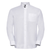 Long Sleeve Easycare Oxford Shirt in white