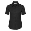 Women'S Short Sleeve Oxford Shirt in black