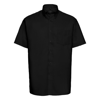 Short Sleeve Easycare Oxford Shirt in black