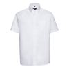 Short Sleeve Easycare Oxford Shirt in white