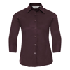 Women'S ¾ Sleeve Easycare Fitted Shirt in port