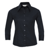 Women'S ¾ Sleeve Tencel® Fitted Shirt in navy
