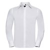 Long Sleeve Tencel® Fitted Shirt in white