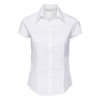 WomenS Cap Sleeve Tencel® Fitted Shirt in white