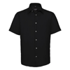 Short Sleeve Tailored Ultimate Non-Iron Shirt in black