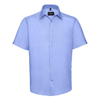 Short Sleeve Tailored Ultimate Non-Iron Shirt in bright-sky