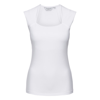 Women'S Sleeveless Stretch Top in white