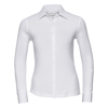 Women'S Long Sleeve Shirt Stretch Top in white