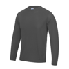 Long Sleeve Cool T in charcoal