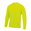 Long Sleeve Cool T in electric-yellow