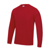 Long Sleeve Cool T in fire-red