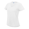 V-Neck Girlie Cool T in arctic-white