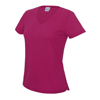 V-Neck Girlie Cool T in hot-pink