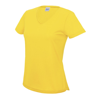 V-Neck Girlie Cool T in sun-yellow