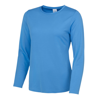 Girlie Long Sleeve Cool T in sapphire-blue