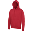 College Hoodie in brick-red