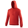 College Hoodie in fire-red