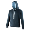 Varsity Hoodie in newfrenchnavy-skyblue