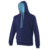 Varsity Hoodie in oxfordnavy-hawaiianblue