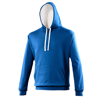 Varsity Hoodie in royalblue-arcticwhite