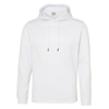 Sports Polyester Hoodie in arctic-white
