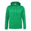 Sports Polyester Hoodie in kelly-green