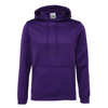 Sports Polyester Hoodie in purple
