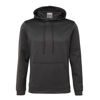 Sports Polyester Hoodie in steel-grey