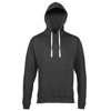 Heather Hoodie in black-heather