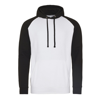 Baseball Hoodie in arcticwhite-jetblack