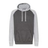 Baseball Hoodie in charcoal-heathergrey