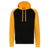 Baseball Hoodie in jetblack-gold