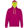 Superbright Hoodie in hotpink-electricyellow