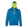 Superbright Hoodie in sapphireblue-electricyellow