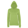 Girlie College Hoodie in lime-green