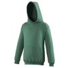 Kids Hoodie in bottle-green