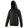 Kids Hoodie in jet-black