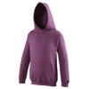 Kids Hoodie in plum