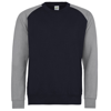 Baseball Sweatshirt in oxfordnavy-heather-grey