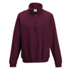 Sophomore ¼ Zip Sweatshirt in burgundy