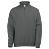 Sophomore ¼ Zip Sweatshirt in charcoal