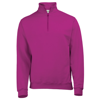 Sophomore ¼ Zip Sweatshirt in hot-pink